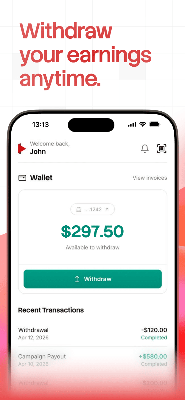 Clipstake app screenshot
