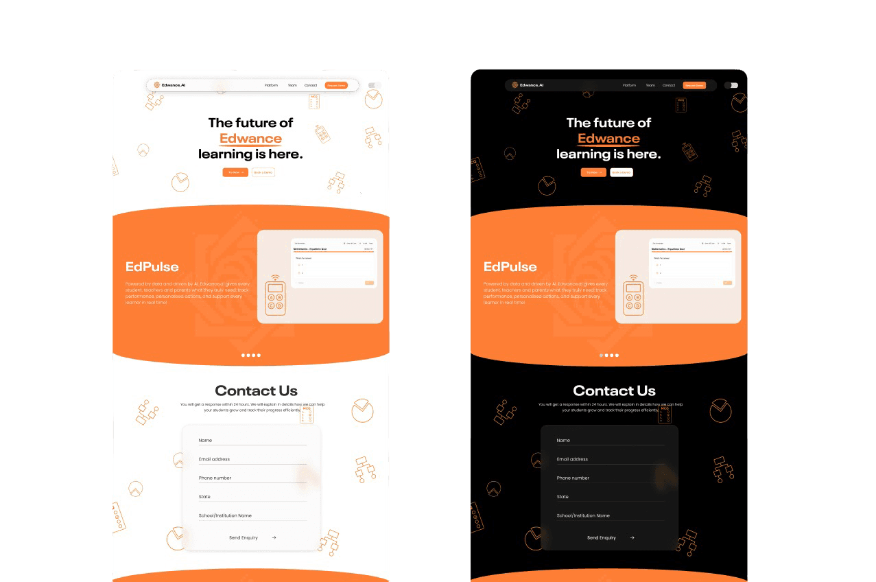 Landing page